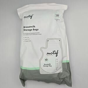 Motif Medical 100 Count Breastmilk Storage Bags NEW UNOPENED